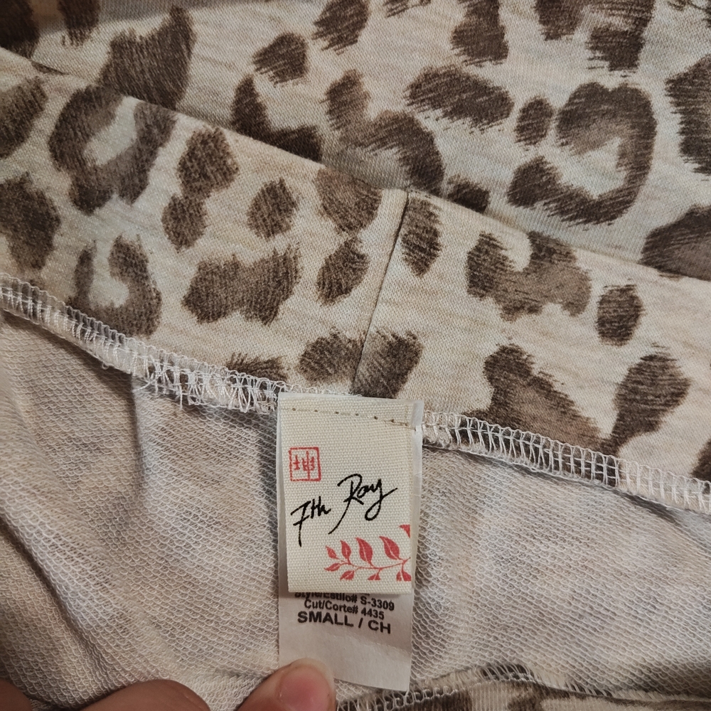 7th Ray Animal Print Pencil Skirt - Picture 3 of 3